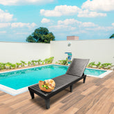 Adjustable Folding Outdoor Chaise Lounge Chair